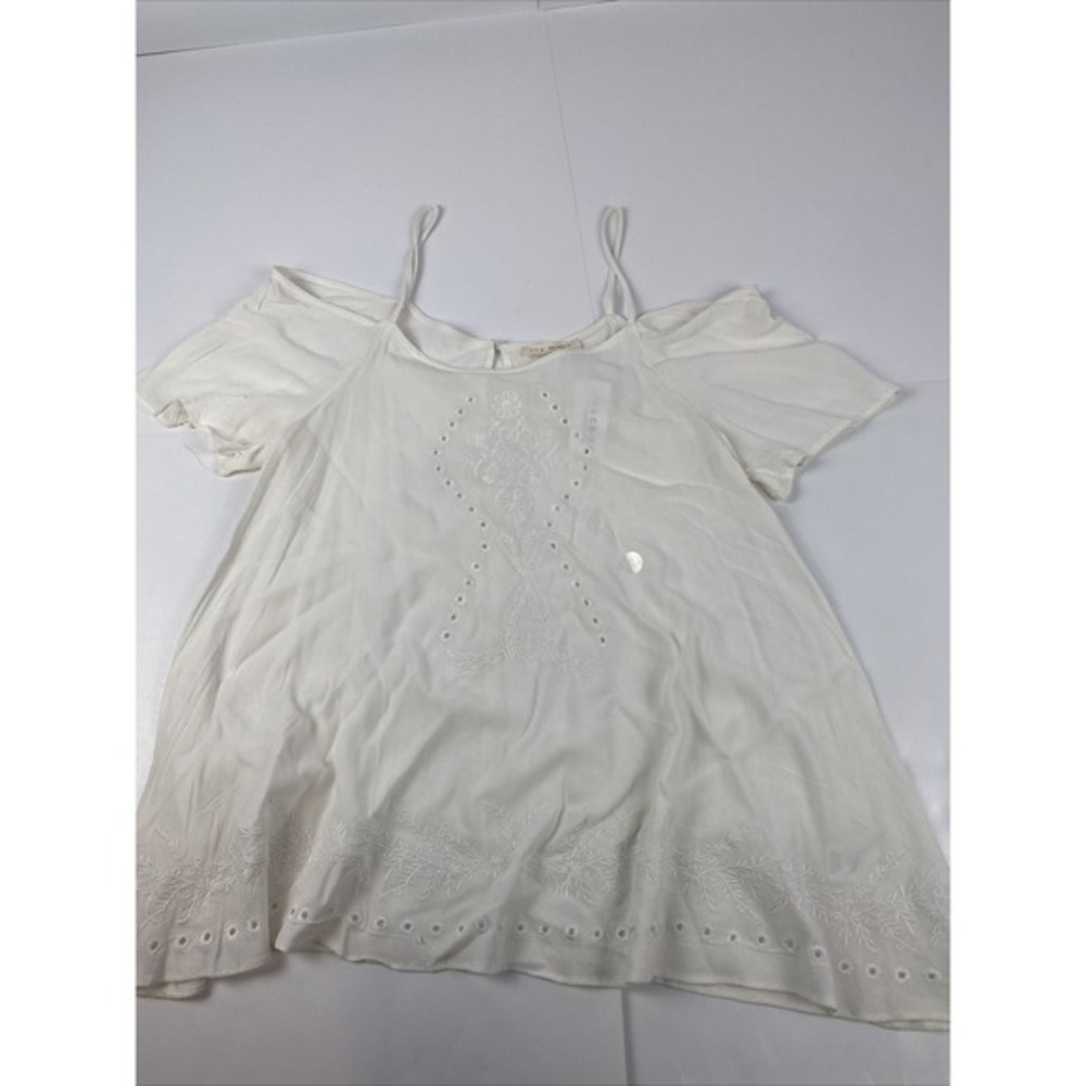 NWT L.A. HEARTS Womens Off-The-Shoulder Short Sleeve‎ Shirt Top Size Small
